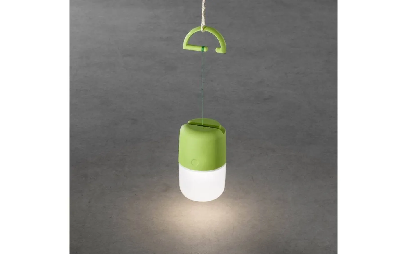 Assisi Solcell/USB-lampa Hängande/Stående Dimbar Grön