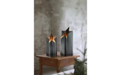 Julpynt Inomhus|Inomhusdekorationer 230V<Markslojd Asteri Bordsstjärna 27cm Antik Tenn