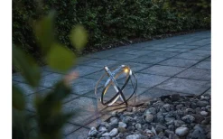 Astri Solcellslampa 30cm Antiksilver