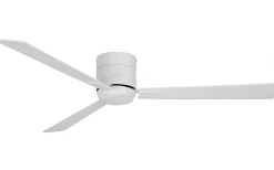 Texa Design Astro 132cm Takfläkt Vit Motor, Vita/Vitlaserade Ek Blad* Takfläktar|Vardagsrum