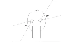 Lightson Garden Plug & Play<Lightson Astro Markspotlight 44cm Antracit LED 3000K 180lm 3W