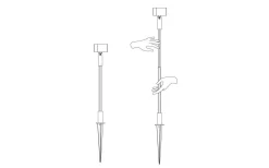 Lightson Garden Plug & Play<Lightson Astro Markspotlight 44cm Antracit LED 3000K 180lm 3W