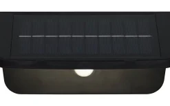 Reality Atico hybrid solcellsdriven Vägglampa LED mattsvart uppladdningsbar rörelse- och skymningssensor 4000K IP44* Solcellslampor Vägg|Visa Alla Solcellslampor