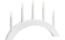 Markslojd Atle Adventsljusstake 28cm 5L Vit* Adventsljusstakar 0-30 Cm|Visa Alla Adventsljusstakar