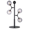 Atom Bordslampa 52cm Svart/ Smoke