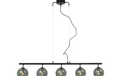 Aneta Atom Taklampa 114cm Svart/Rök* Avlånga Taklampor