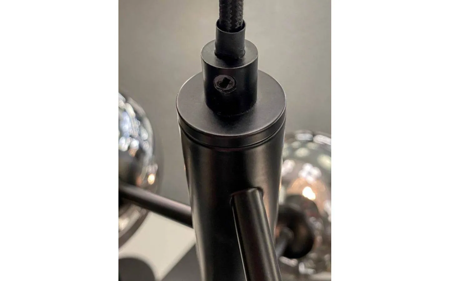 Aneta Atom Taklampa 48cm Svart/Rök* Vardagsrum