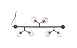 Avlånga Taklampor<Halo Design Atom Taklampa 80cm Svart/Smoke