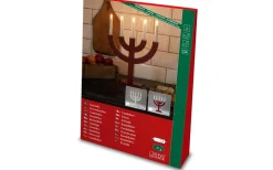 Konstsmide August Adventsljusstake 5L 42cm Röd* Visa Alla Adventsljusstakar|Adventsljusstakar 31-60 Cm