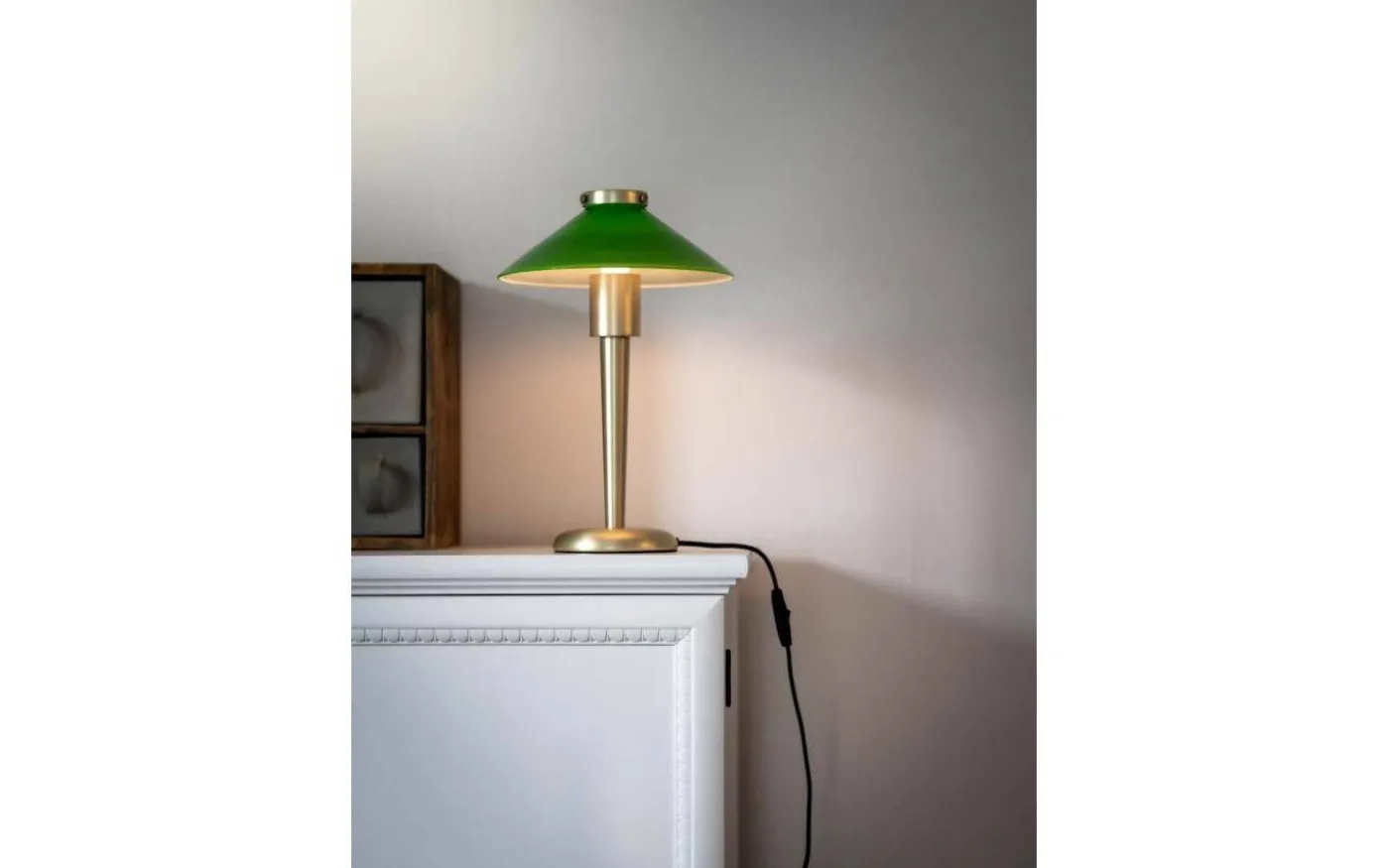 August Skrivbordslampa 34cm Grön