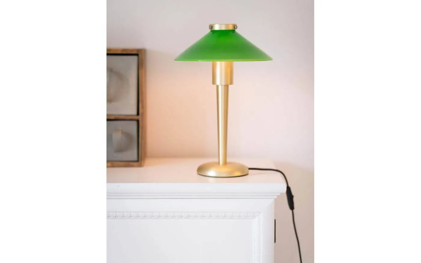 August Skrivbordslampa 34cm Grön