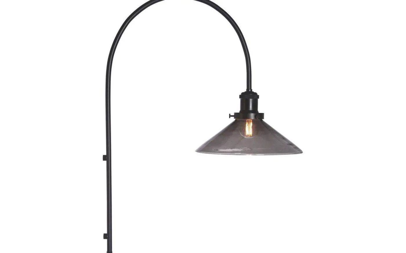 August Vägglampa 60cm Svart