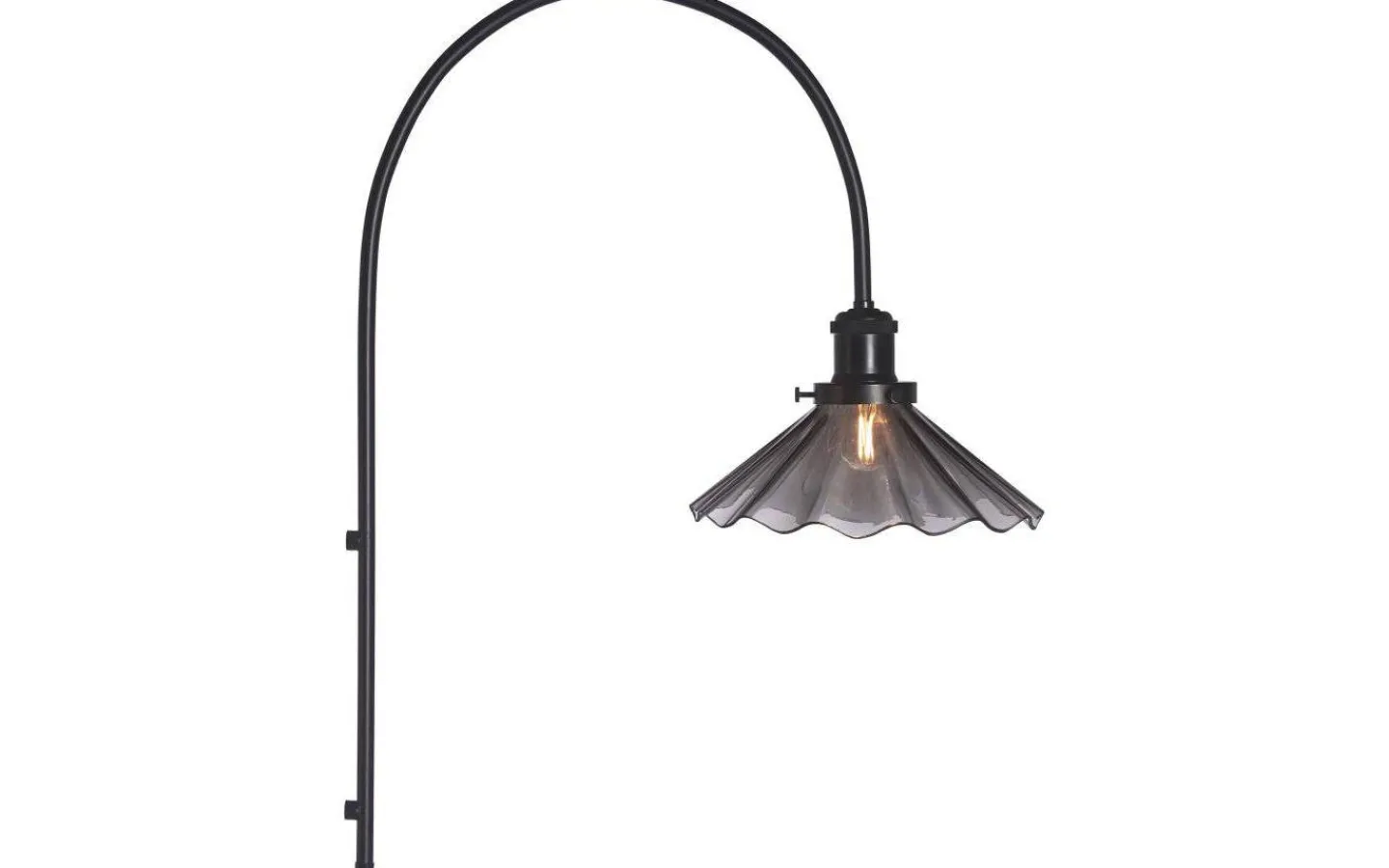 Lampetter<PR Home August Vägglampa Veckad 60cm Svart