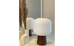 Aneta Aura Bordslampa 28cm Bruntbets/Vit* Bordslampor