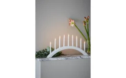 Avento Adventsljusstake 35cm 9L Vit