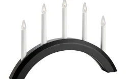 Visa Alla Adventsljusstakar|Adventsljusstakar 0-30 Cm<Markslojd Avento Adventsljusstake 28cm 5L Svart