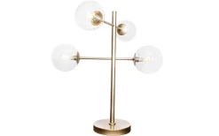 Bordslampor<By Rydens Avenue Bordslampa 4L 50cm Mässing/Klar