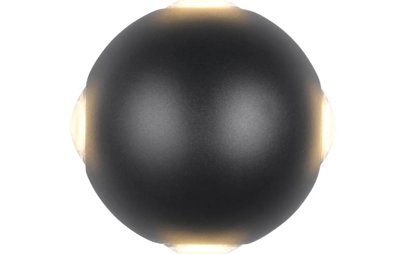 Avisio 4xLED Vägglampa mattsvart IP54