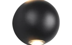 Avisio 2xLED Vägglampa mattsvart IP54