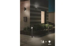 Avon LED 1-delad Vägglampa antracitgrå rörelsesensor IP54