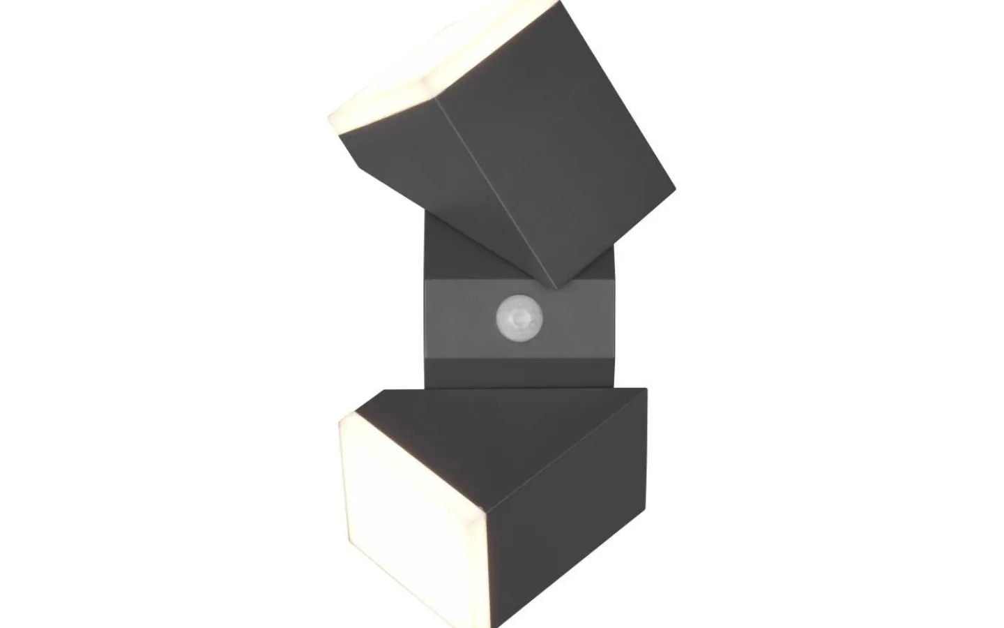 Upp & Nedljus Lampor|Vägglampor Utomhus<Trio Lighting Avon Vägglampa LED med 2 delar antracitfärgad rörelsesensor IP54