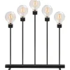Konstsmide Axel Adventsljusstake LED 5L Svart 54cm* Visa Alla Adventsljusstakar|Adventsljusstakar 31-60 Cm