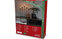 Konstsmide Axel Adventsljusstake LED 5L Svart 54cm* Visa Alla Adventsljusstakar|Adventsljusstakar 31-60 Cm