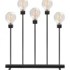 Konstsmide Axel Level Adventsljusstake LED 5L Svart 54cm* Adventsljusstakar 31-60 Cm|Visa Alla Adventsljusstakar