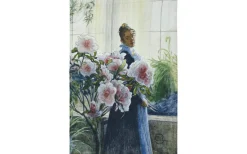 Kökshanddukar<Svanefors Azalea Kökshandduk Lin 50x70cm