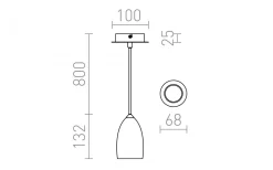Fönsterlampor<Rendl Babades Fönsterlampa Ø6,8cm Krom