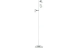 Aneta Balder Golvlampa 135cm Vit/Krom* Golvläslampor