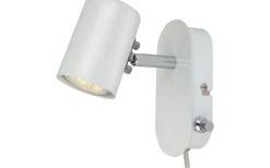 Aneta Balder Vägglampa Vit/Krom* Läslampor