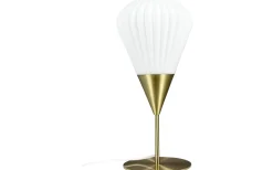 Dyberg Larsen Ballon Bordslampa 45,5cm Opal/Mässing* Bordslampor