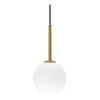 Herstal Ballon Fönsterlampa 14cm Mässing/Opalglas* Fönsterlampor