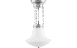 Balusterskärm 100/280 - Vitt överfångsglas