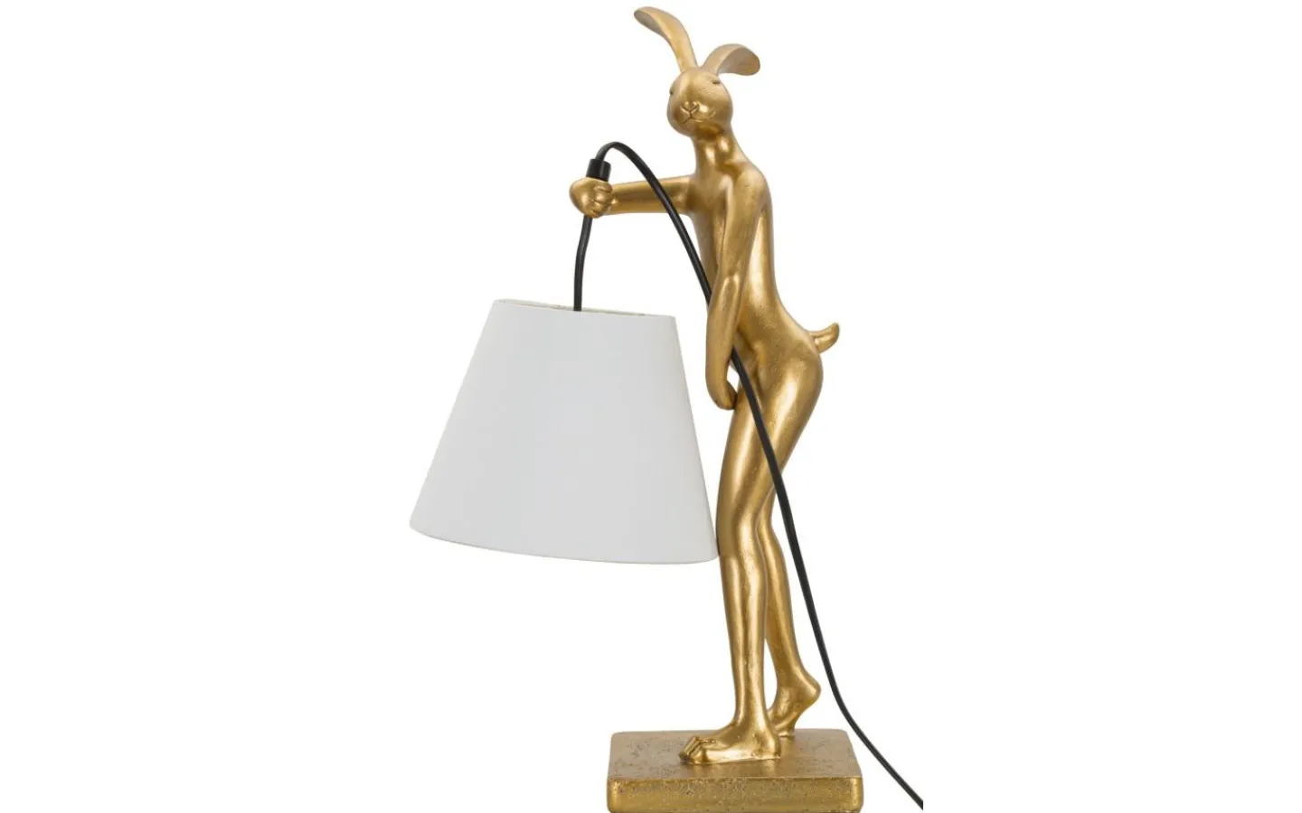 Mauro Ferretti Barca Bordslampa Kanin 47cm Guld* Bordslampor