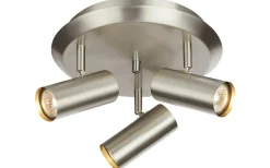 Markslojd Barcelona Takspotlight Stål 3L* Hall & Trappa|Runda Takspotlights