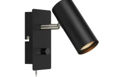 Sovrum|Läslampor<Markslojd Barcelona Vägglampa Svart