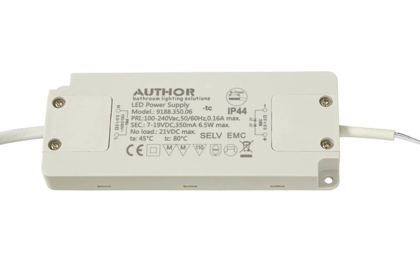 Aneta Bari Spegelbelysning 30cm LED 2x3W 3000K IP44* Badrum|Badrumslampor Vägg