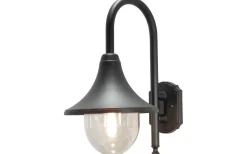 Vägglyktor<Konstsmide Bari Vägglykta Ned Svart IP44