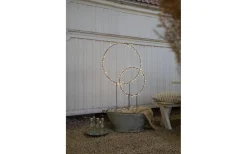 Star Trading Barlumi Rund på Markspett 84cm Svart IP44* Julpynt Utomhus