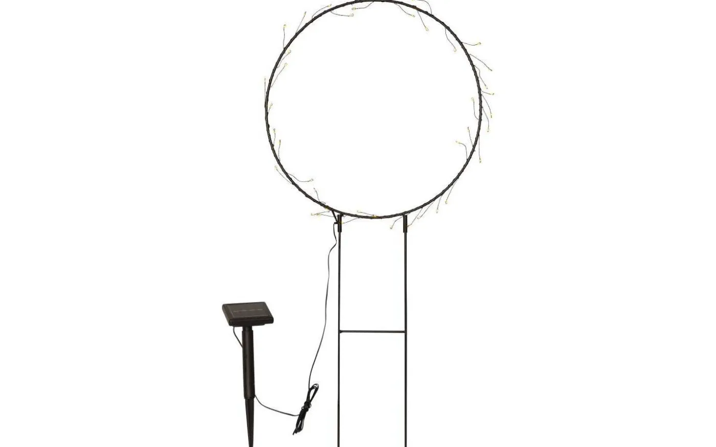 Barlumi Solcellslampa 60cm Svart