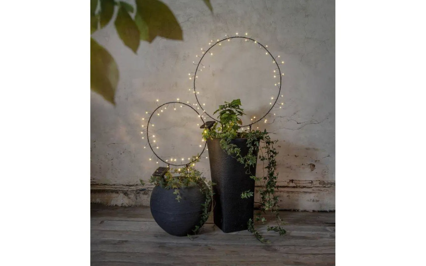 Barlumi Solcellslampa 60cm Svart