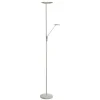 Texa Design Barone 2L Golvlampa 1,8m LED CCT 27W+7W Dimbar Sand/Nickel* Uplight
