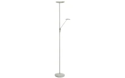 Texa Design Barone 2L Golvlampa 1,8m LED CCT 27W+7W Dimbar Sand/Nickel* Uplight