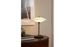 Baroni Bordslampa 40cm Svart/Opal