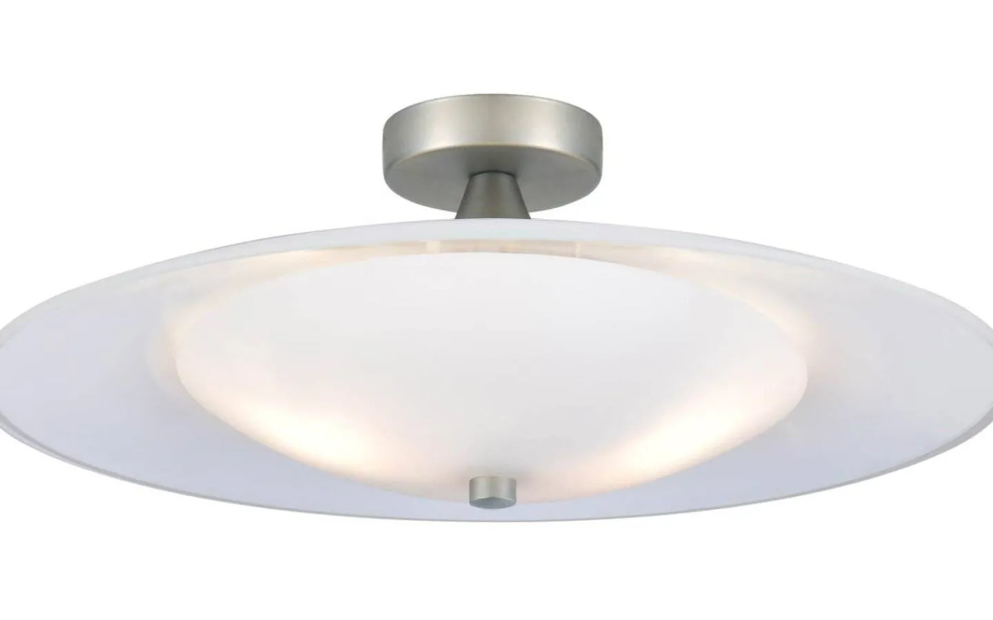 Halo Design Baroni Plafond Ø46cm Borstat Stål/Opal* Plafonder