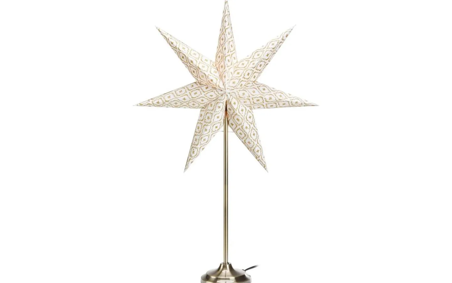 Markslojd Baroque Julstjärna på fot 45cm Vit/Antik* Visa Alla Julstjärnor|Julstjärnor På Fot
