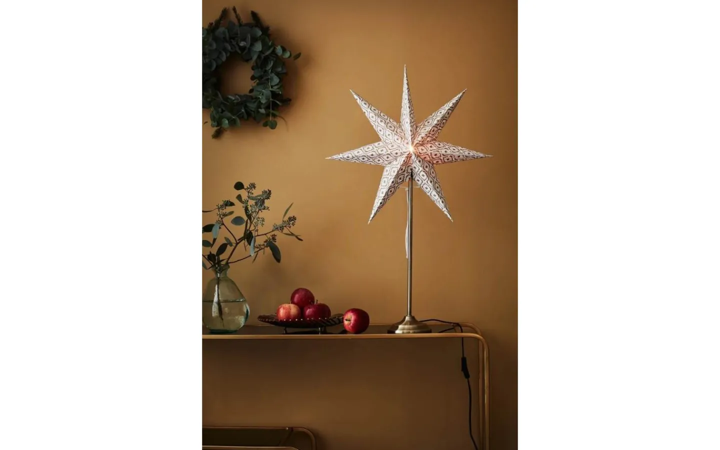 Markslojd Baroque Julstjärna på fot 45cm Vit/Antik* Visa Alla Julstjärnor|Julstjärnor På Fot