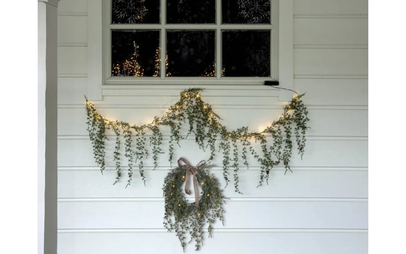 Barr Girland LED 170cm Grön